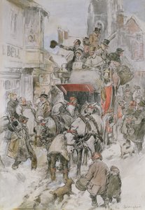 The Christmas Stagecoach by George Wright