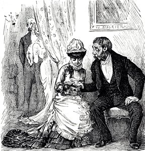 The popularity of palmistry amongst the wealthy by George du Maurier