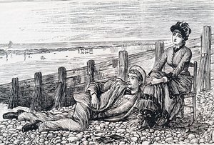 A Couple on Their Honeymoon by George du Maurier
