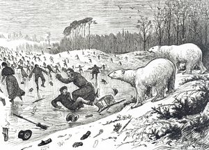 Londoners convinced that the new Ice Age had begun by George du Maurier