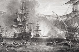 The Bombardment of Algiers, 27 August 1816, from 