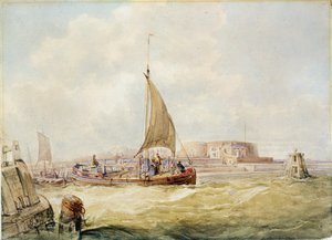 The Old Harbour, Hull by George the Elder Chambers