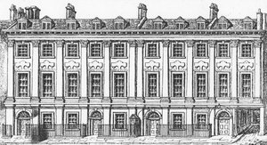 Houses Great Queen Street, 1817 by George the Elder Scharf