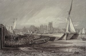Lambeth Palace and Church from Millbank