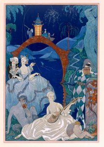 Ball Under the Blue Moon, illustration for 