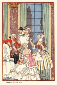 A Noble Woman at Her Toilette in 18th Century France