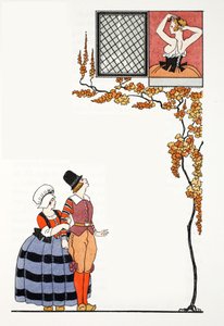 Admiration from Afar by Georges Barbier