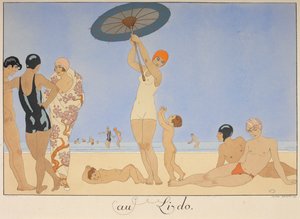 People on a beach