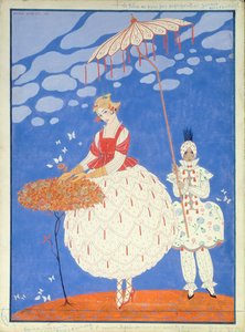 Autumn Roses by Georges Barbier