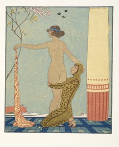Bilitis, illustration from Les Chansons de Bilitis, by Pierre Louys