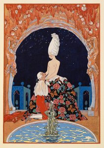 In the Grotto by Georges Barbier