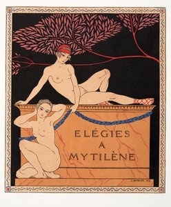 Elegies a Mytilene, illustration from Les Chansons de Bilitis, by Pierre Louys, pub. 1922
