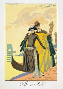 She and He by Georges Barbier