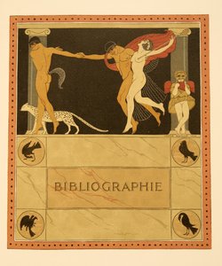 Illustration from Les Chansons de Bilitis, by Pierre Louys, pub. 1922 by Georges Barbier