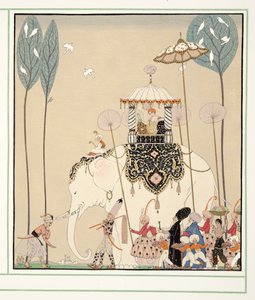 La Belle Missous from Personages de Comedie by Georges Barbier