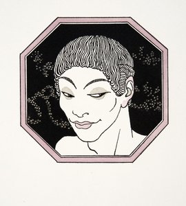 Le Tombeau des Naiades, Illustration from Les Chansons de Bilitis, by Pierre Louys by Georges Barbier