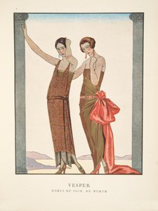 Vesper, from a Collection of Fashion Plates by Georges Barbier