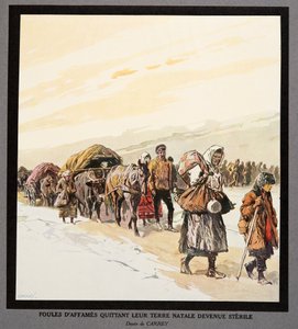 Exodus of Hungry People from Their Homeland (from 