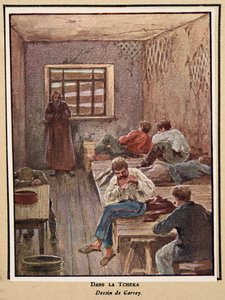 In the Cheka; from Histoire des Soviets