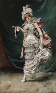Dressed for the Ball by Georges Clairin