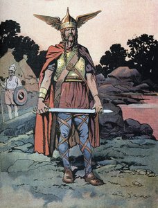 Portrait of Vercingetorix, Chieftain of the Arverni Tribe by Georges Conrad