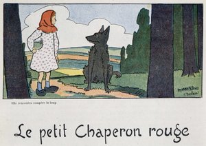 The Little Red Riding Hood - ill. by Georges Delaw, ed. Spock
