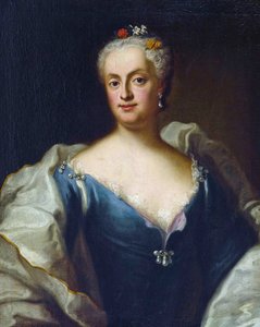 Marie-Anne de Saxe - Maria Anna Sophia of Saxony, Electress of Bavaria by George Desmarees