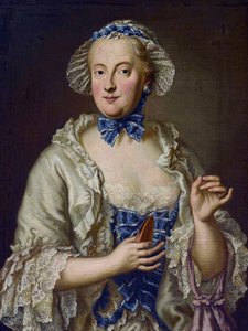 Maria Anna Sophia of Saxony, Electress of Bavaria with a Reel