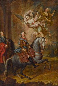 Maximilian III Joseph, Elector of Bavaria, on horseback by Georges Desmarées