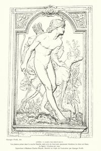 Actaeon, hero of Greek mythology, cameo by the French sculptor Emile Soldi