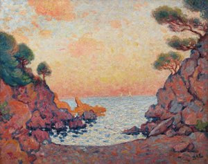The bay of Le Lavandou, 1899 by Georges Espagnat de