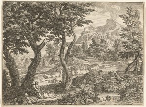 Landscape with a Traveler Resting