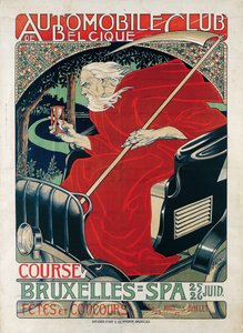Automobile Club Belgique. Course Bruxelles - Spa