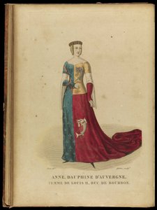 Anne of Auvergne 1358-1417, Countess of Forez and Duchess of Bourbon, Late 18th century