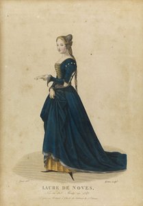 Laura de Noves by Georges Jacques Gatine