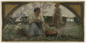 Sketch for the Dining Room of the Hôtel de Ville de Paris: The Strawberries, ca. 1893