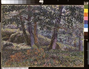 Oaks And Blueberry Bushes by Georges Lacombe