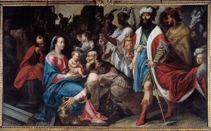Adoration of the Magi by Georges Lallemand
