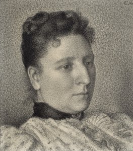 Portrait of Anna Boch by Georges Lemmen