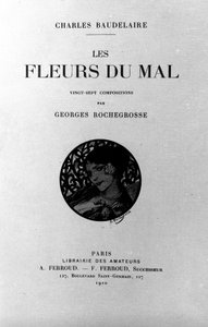Frontispiece of The Flowers of Evil by Charles Baudelaire (1821-1867) illustrated by Georges Antoine Rochegrosse (1859-1938) 1910 by Georges Marie Rochegrosse