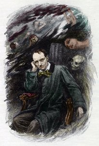 Portrait of the French Poet Charles Baudelaire Surrounded by Ghosts