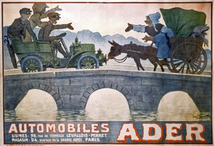 Conflict Between the Cart and the Car by Georges Meunier