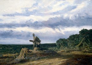 Landscape with a Mill by Georges Michel