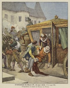 The Assassination of King Henry IV of France, 14 May 1610 by Georges Moreau de Tours
