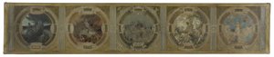 Sketch for the Lobau Gallery at Paris City Hall: The Birth of Paris. The Struggle. Philosophy and Ancient Literature. Springtime. Literature, in 1890 by Georges Picard