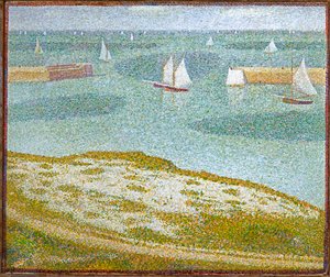 Entrance to the Harbor by Georges Pierre Seurat