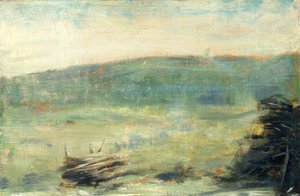 Landscape at Saint-Ouen by Georges Pierre Seurat