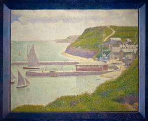 Port-en-Bessin, Outer Harbor, High Tide by Georges Pierre Seurat
