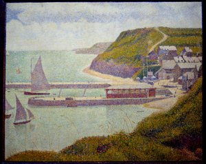 Port en Bessin, before port, high tide