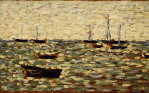 The Sea at Grandcamp by Georges Pierre Seurat